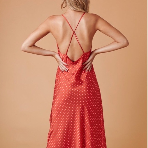 Sincerely Jules Slip Dress in Poppy - Picture 5 of 7